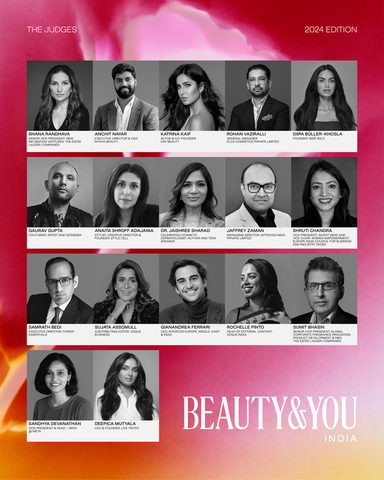 2024年BEAUTY&YOU India评委(照片:美国商业资讯)